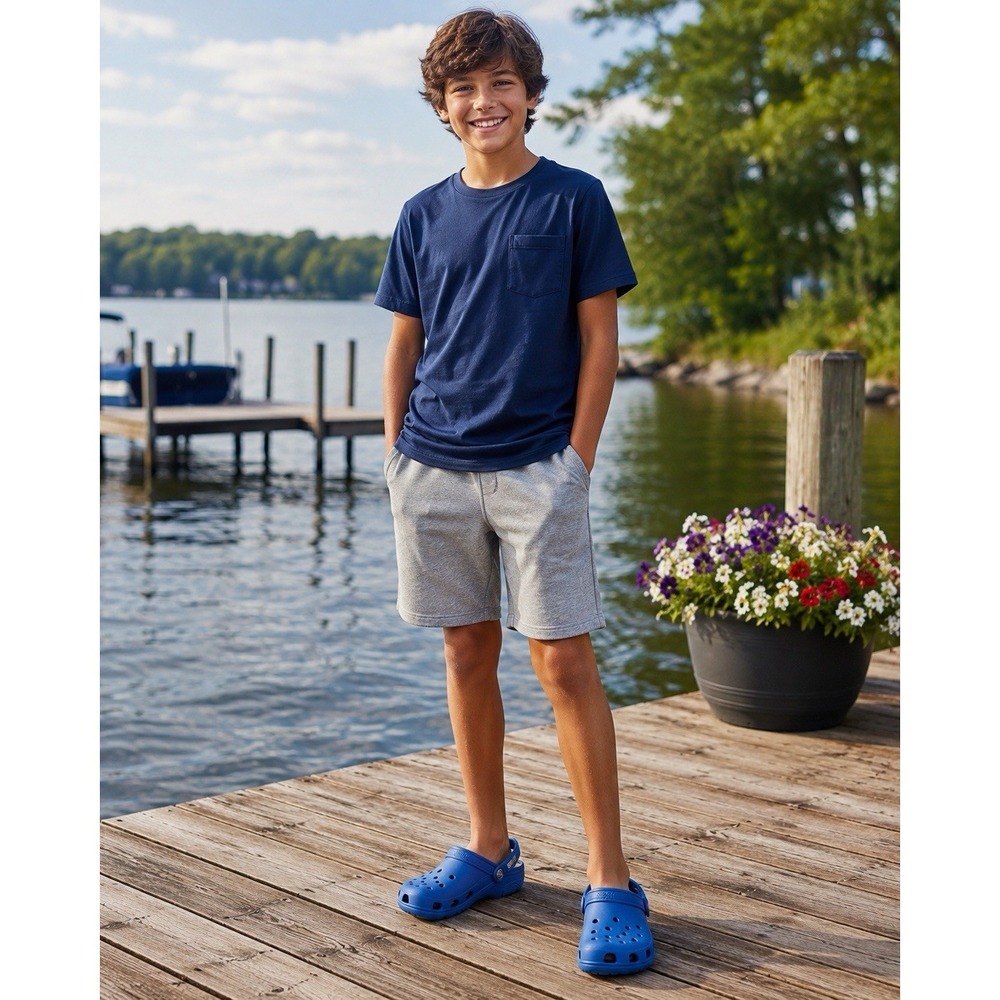 Crocs Children's Junior 6 Unisex Kids Clogs - Blue